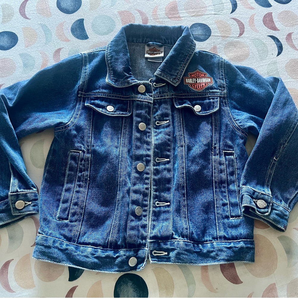Kids Harley Davidson Denim Jacket